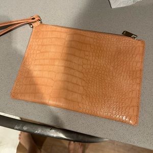 A new day salmon python wristlet